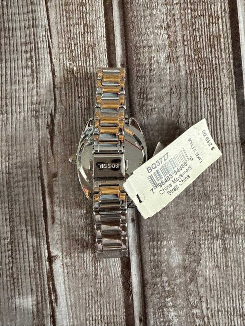 Fossil BQ3727 Vale Automatic Skeleton Silver Women's Watch Mspr $219 - Picture 5 of 5